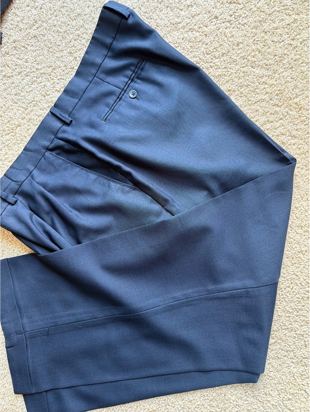 Línea Uomo 46x30 navy dress pants